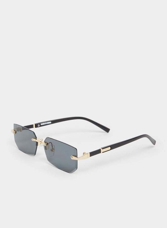 ستايلي نظارة شمسية مستطيلة بدون إطار - Image 1